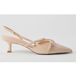 Ann taylor Strappy Pointy Toe Patent Pump